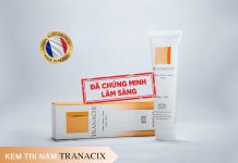 Kem trị nám của Pháp - Tranacix