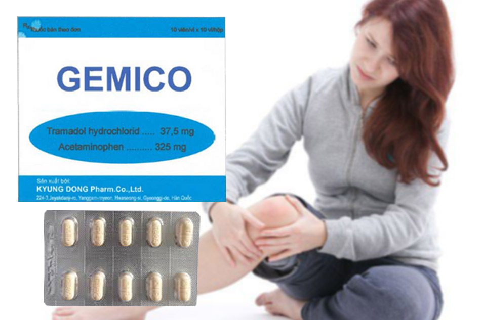 Thuốc Gemico - giảm đau, hạ sốt, chống viêm