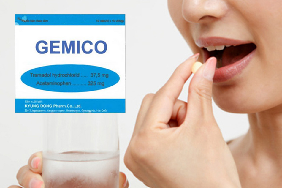Sử dụng thuốc Gemico bằng cách uống trực tiếp với nước