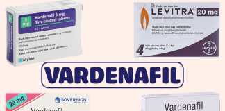 Một số biệt dược có thành phần là Vardenafil