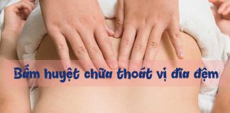 Bấm huyệt chữa thoát vị đĩa đệm