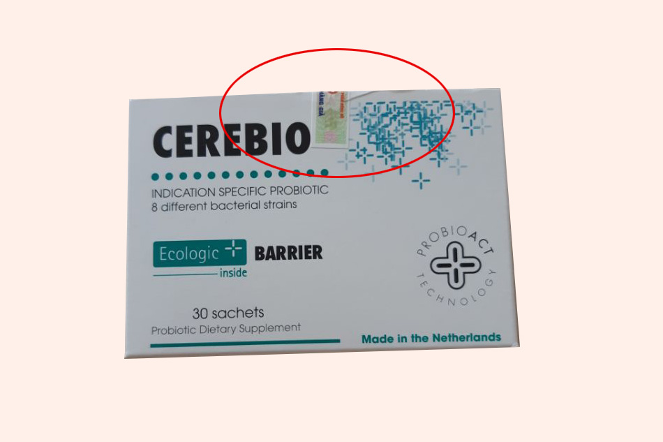 Tem chống giả của Cerebio