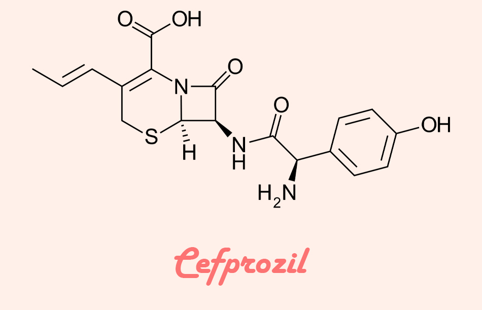 Công thức hóa học của Cefprozil