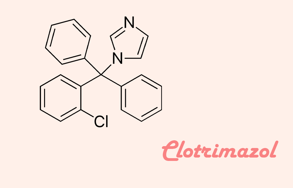 Công thức hóa học của Clotrimazol