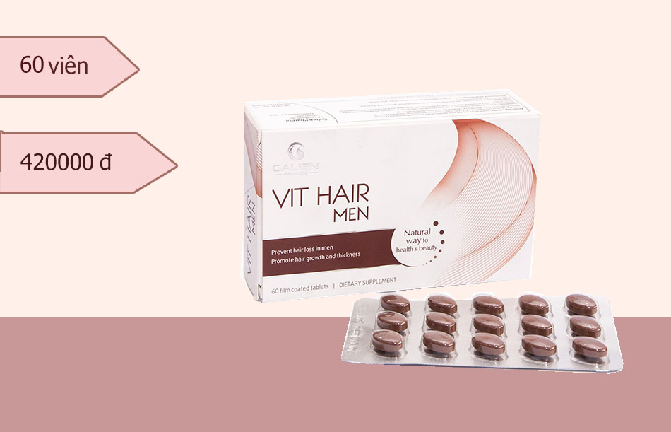 Vit Hair Men 60 viên có giá bao nhiêu?