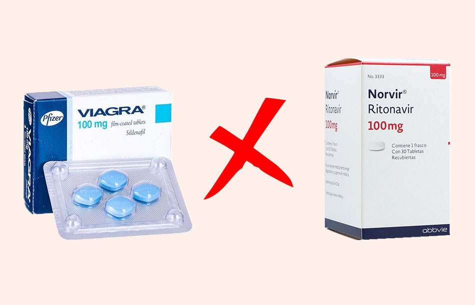 Tương tác thuốc silldenafil với norvir
