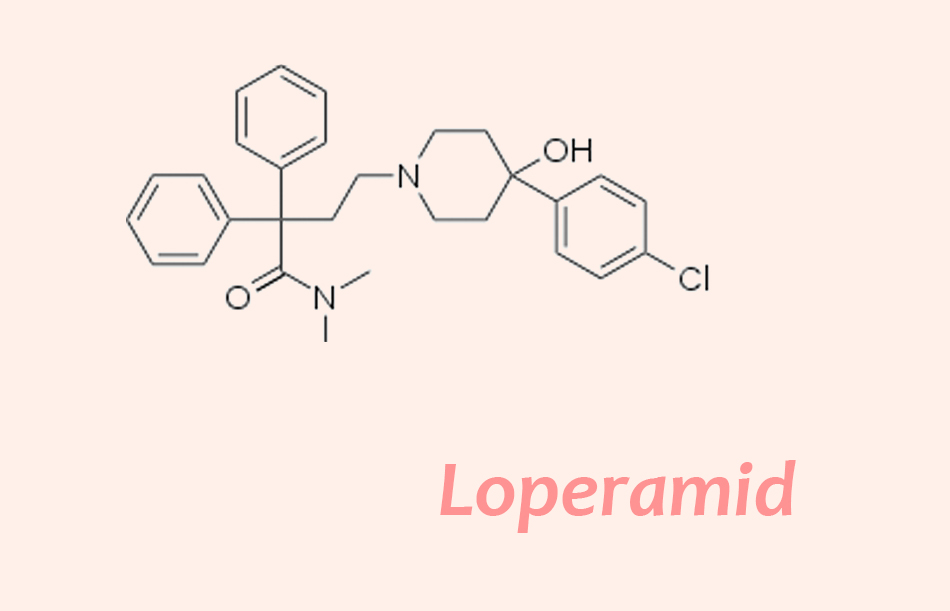 Công thức hóa học của Loperamide
