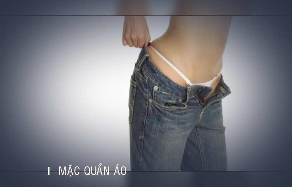 Mặc quần áo ngay sau khi quan hệ