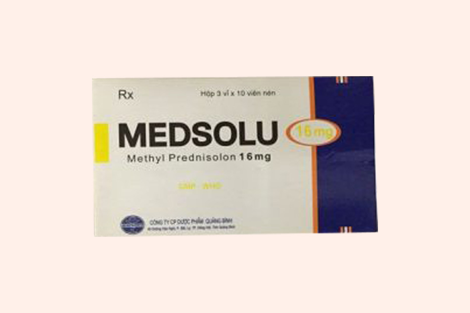 Hình ảnh hộp thuốc Medsolu 16mg