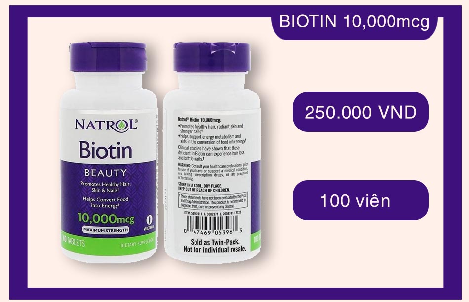 Natrol Biotin 10,000mcg