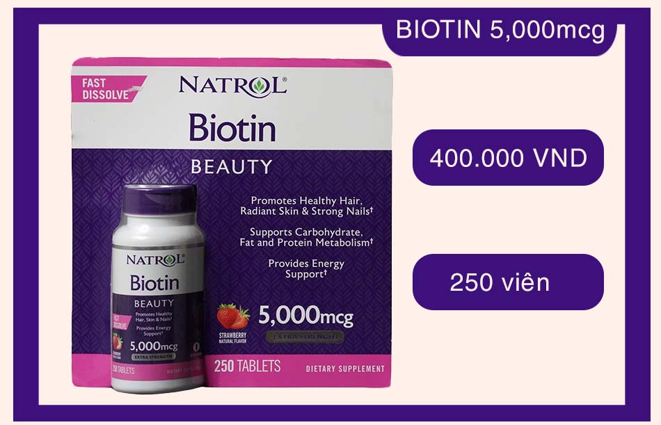 Natrol Biotin 5,000mcg