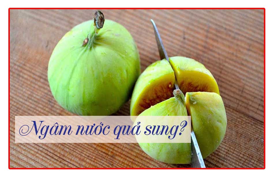 Ngâm trĩ bằng nước sung ngâm