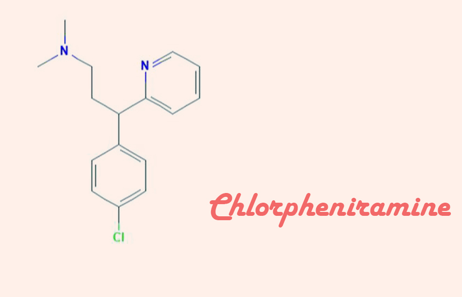 Công thức hóa học của Chlorpheniramine