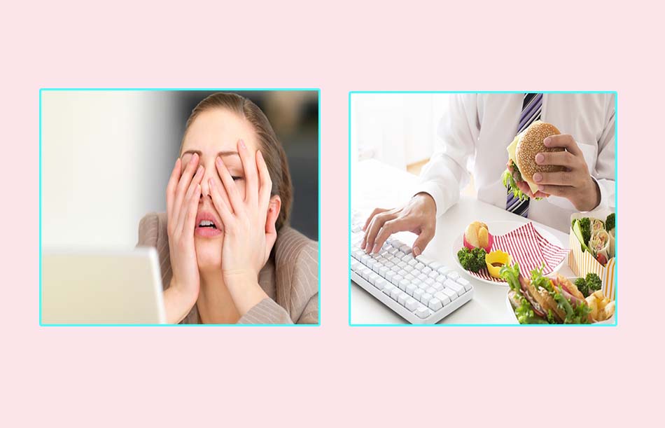 Do stress hay ăn thực ăn không lành mạnh