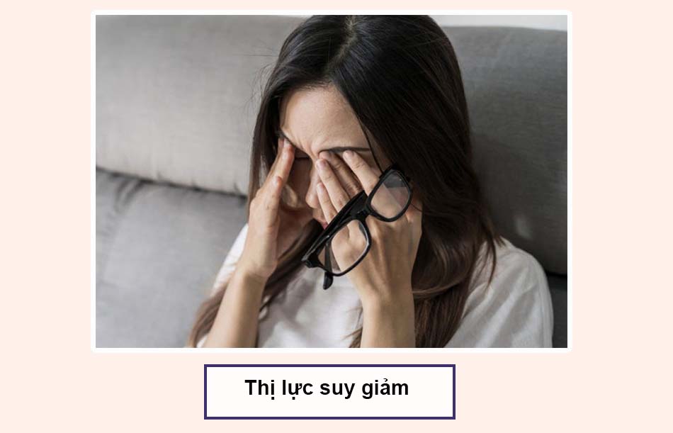 Thức khuya thường xuyên khiến thị lực suy giảm