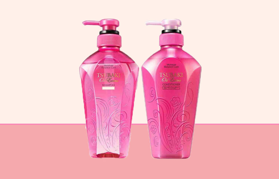 Tsubaki shiseido Oil Extra (Màu hồng)