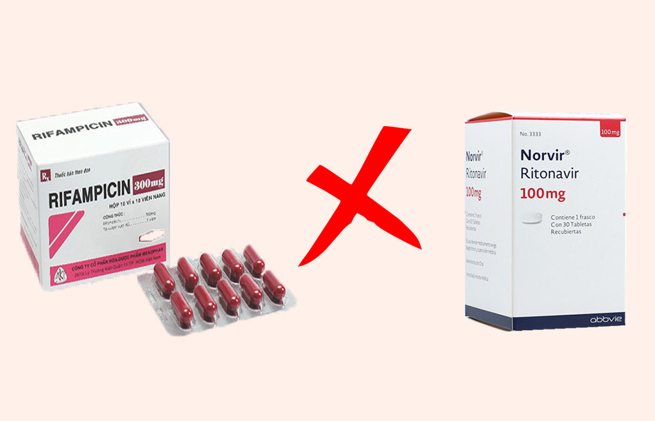 Không nên dùng rifampicin với norvir
