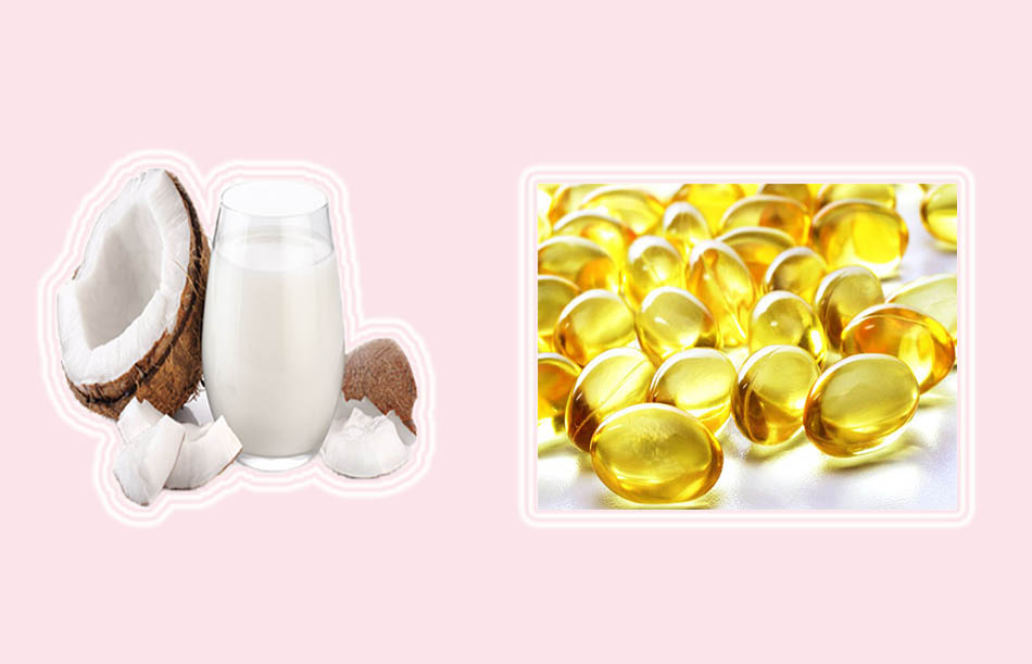 Ủ tóc bằng dầu dừa và vitamin E