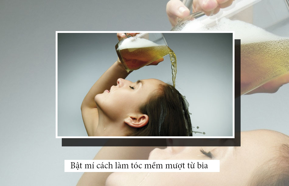 Bật mí cách làm tóc mềm mượt từ bia