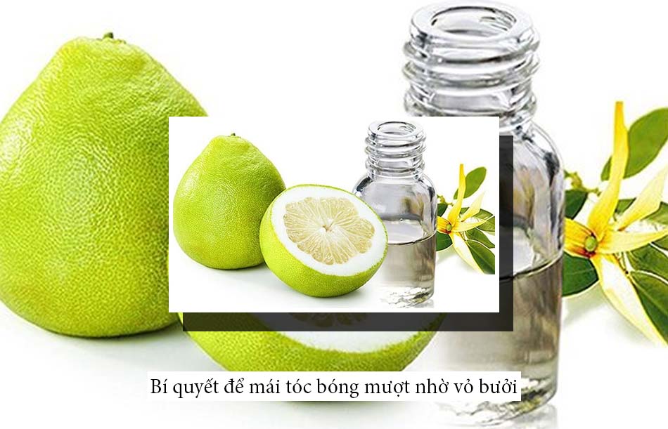 Bí quyết để mái tóc bóng mượt nhờ vỏ bưởi