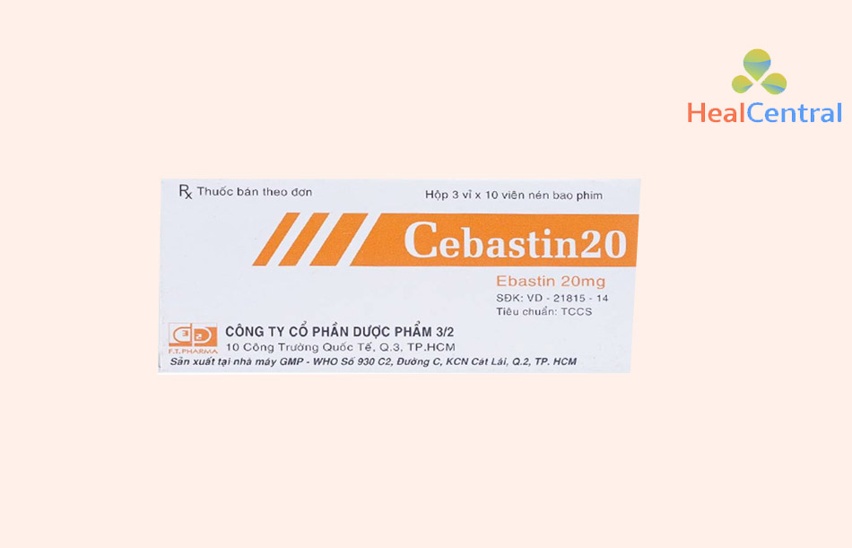 Thuốc Cebastin 20mg