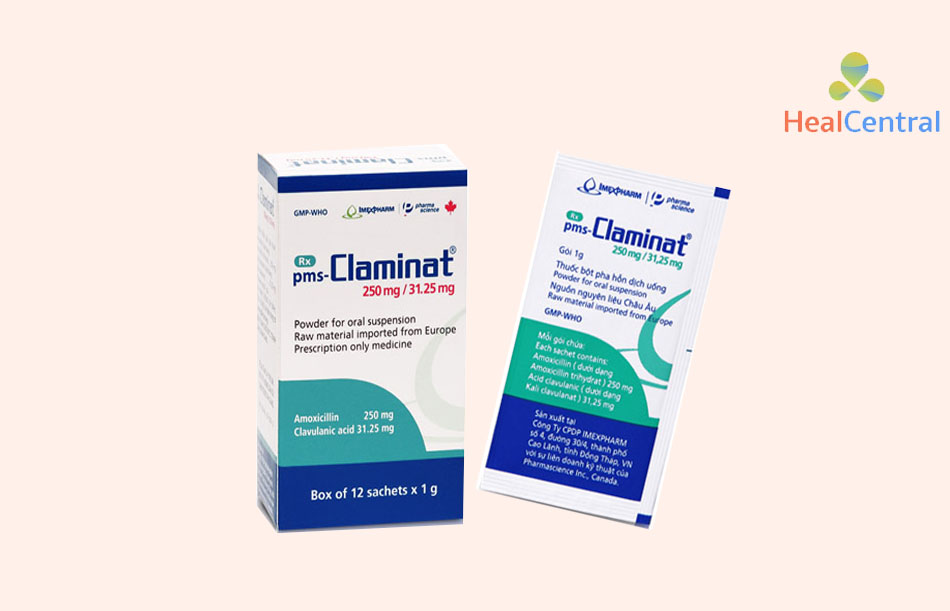 Thuốc Claminat 500mg/31,25mg