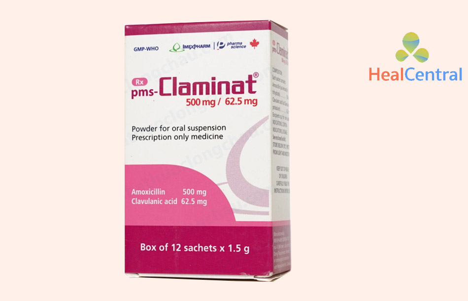 Thuốc Claminat 500mg/62,5mg