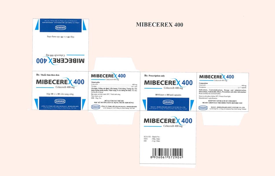 Hộp Mibecerex 400mg