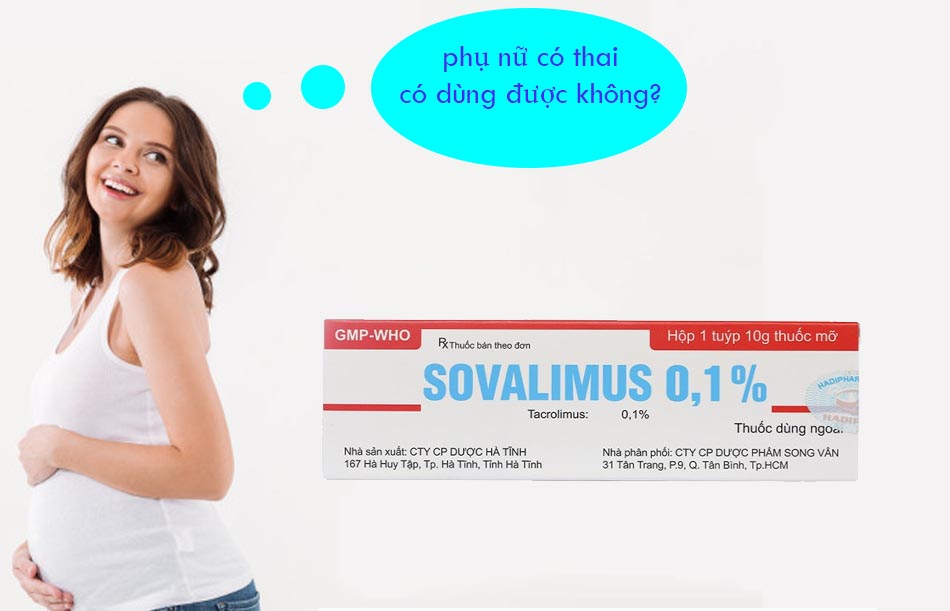 Phụ nữ có thai không nên sử dụng thuốc Sovalimus