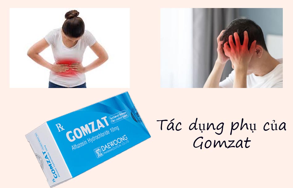 Một số tác dụng không mong muốn của Gomzat