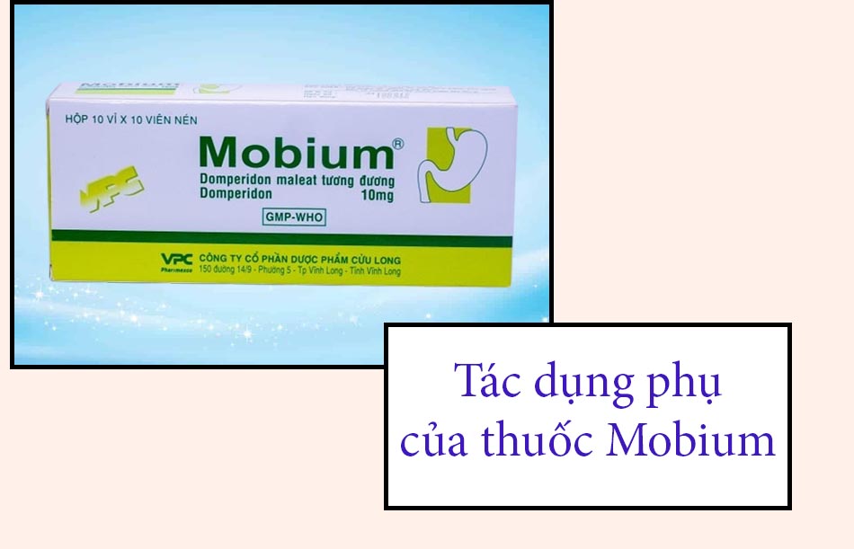 Tác dụng phụ của thuốc Mobium