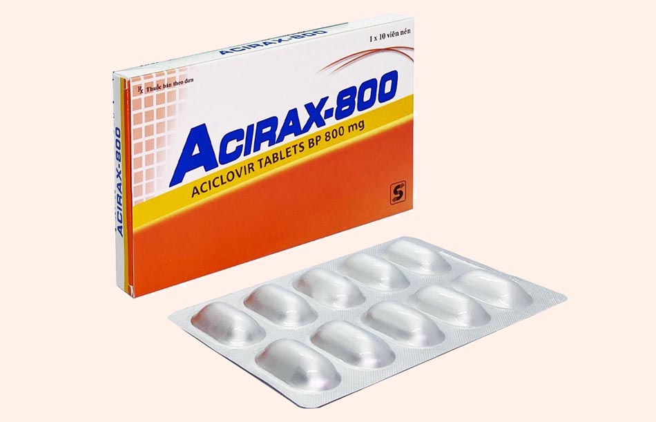 Thuốc Acirax 800mg