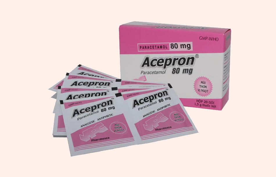 Thuốc bột Acepron 80mg
