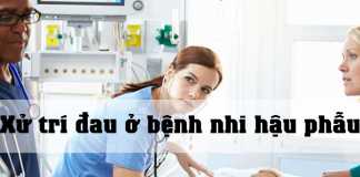 Xử trí đau ở bệnh nhi hậu phẫu