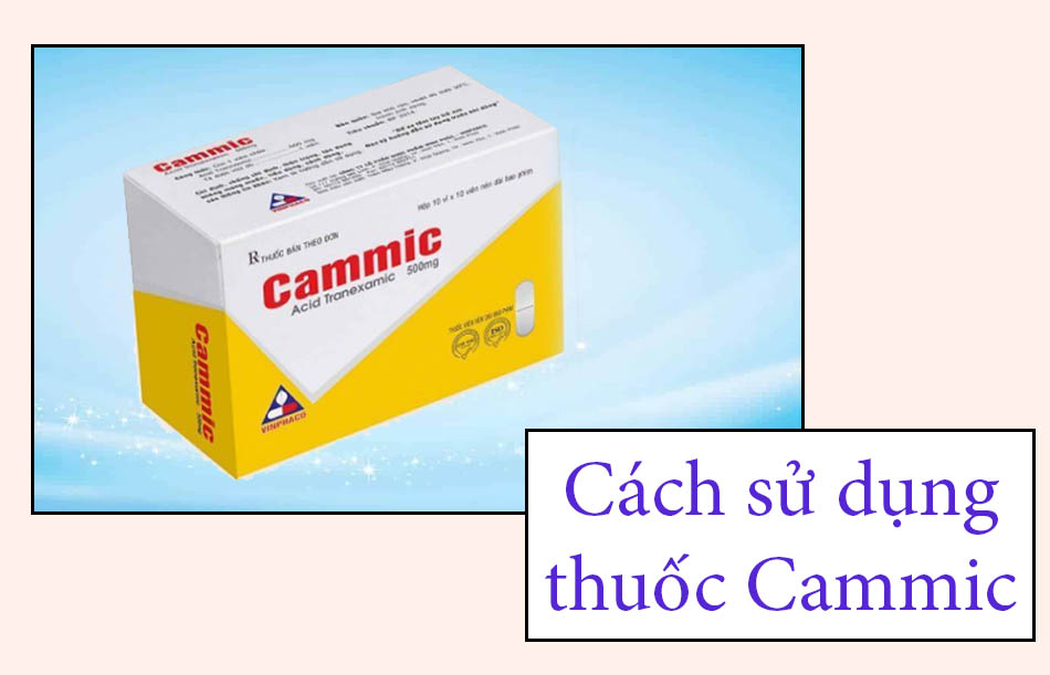 Cách sử dụng thuốc Cammic