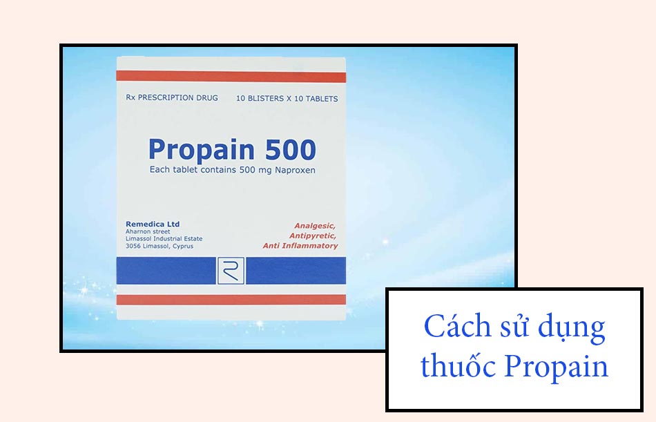 Cách sử dụng thuốc Propain