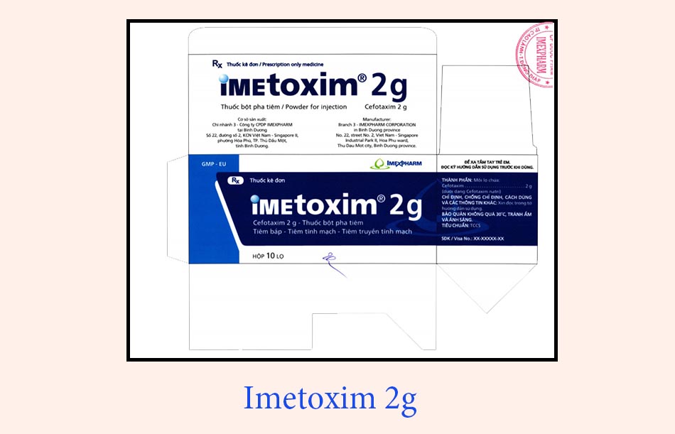 Thuốc Imetoxim 2g