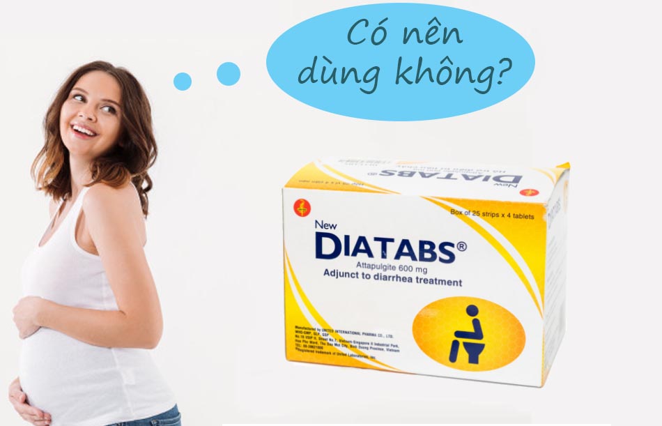 Phụ nữ có thai có thể sử dụng thuốc Diatabs