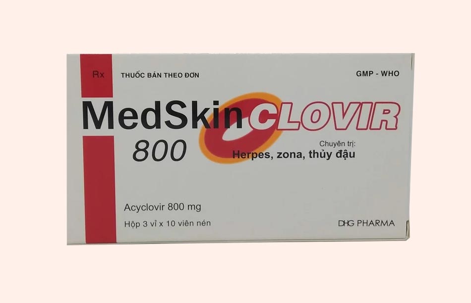 Thuốc Medskin Clovir 800