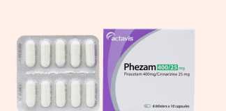 Thuốc Phezam 400/25 mg