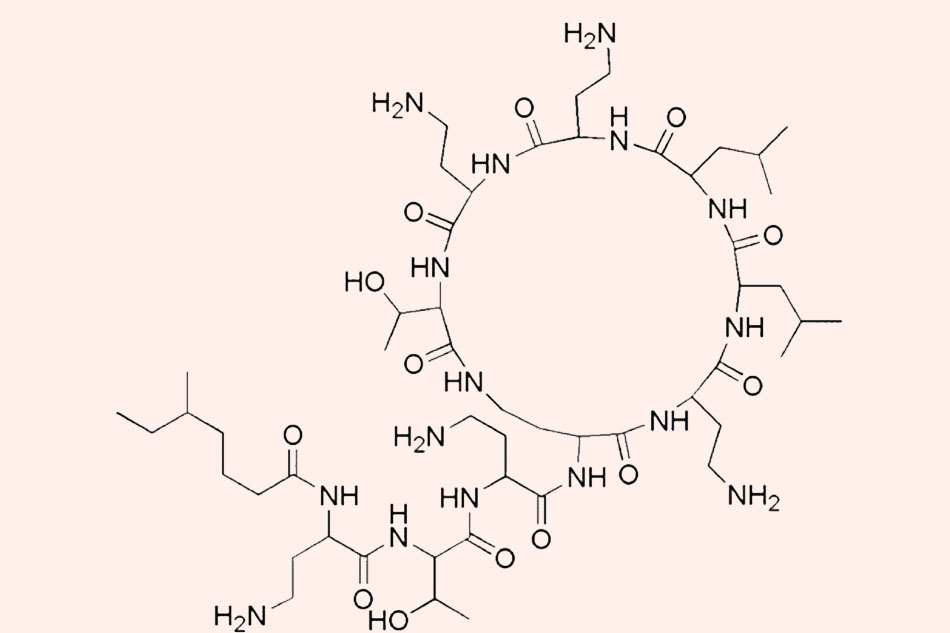 Công thức hóa học của Colistin