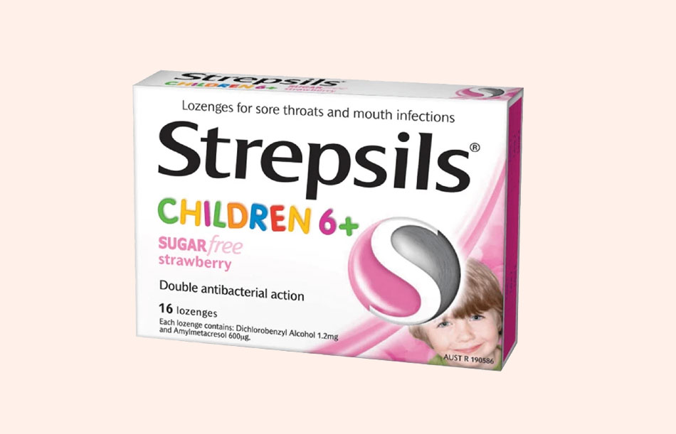 Viên ngậm Strepsils Children 6+ Lozenges