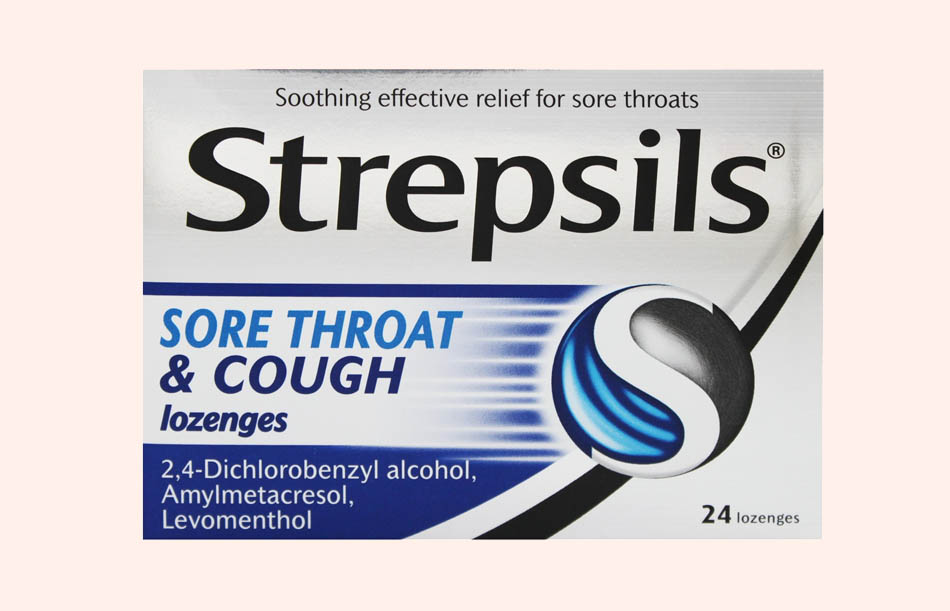 Viên ngậm Strepsils Sore Throat and Cough Lozenges