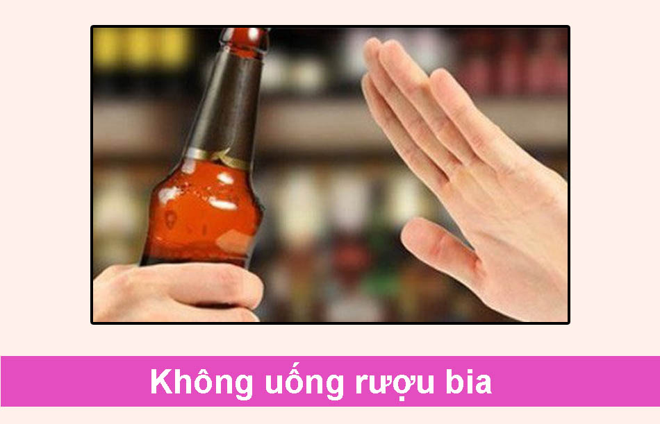 Không uống rượu, bia