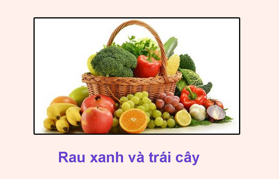 Đau đầu nên ăn rau xanh, trái cây