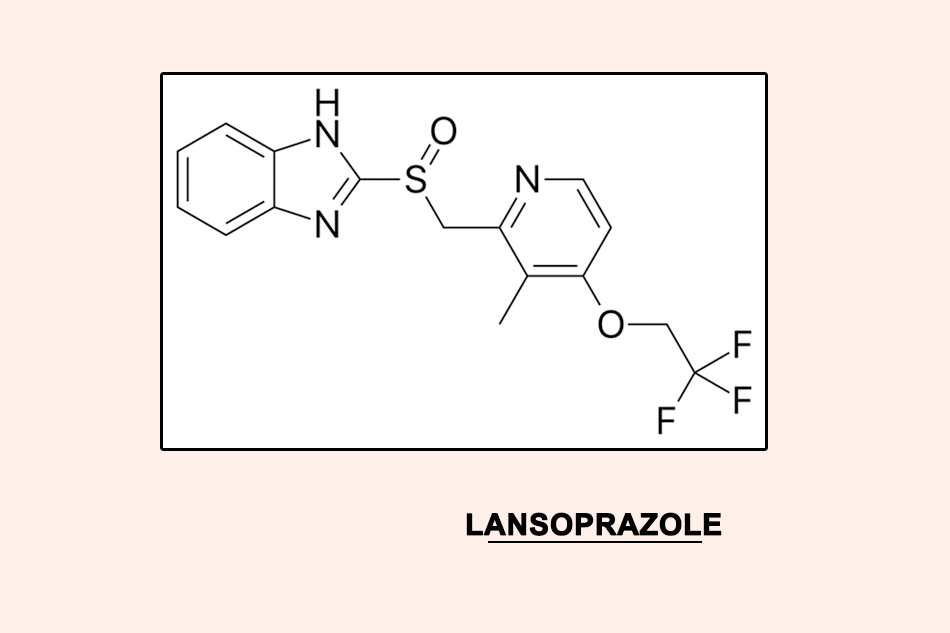 Cấu trúc hóa học của Lansoprazole