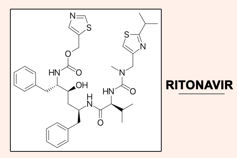 Cấu trúc hóa học của Ritonavir