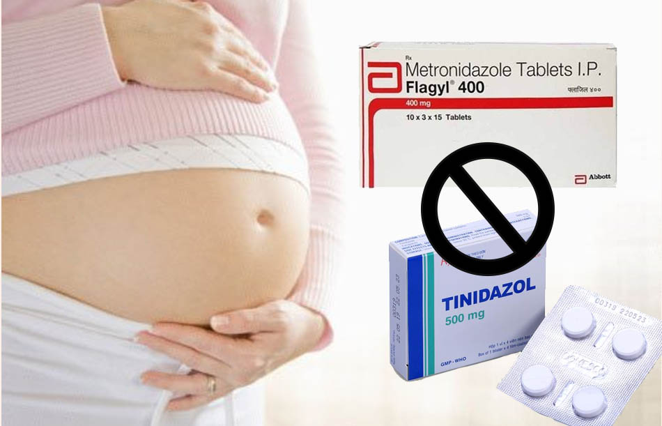 Chống chỉ định sử dụng Metronidazole và Tinidazole trong ba tháng đầu thai kỳ