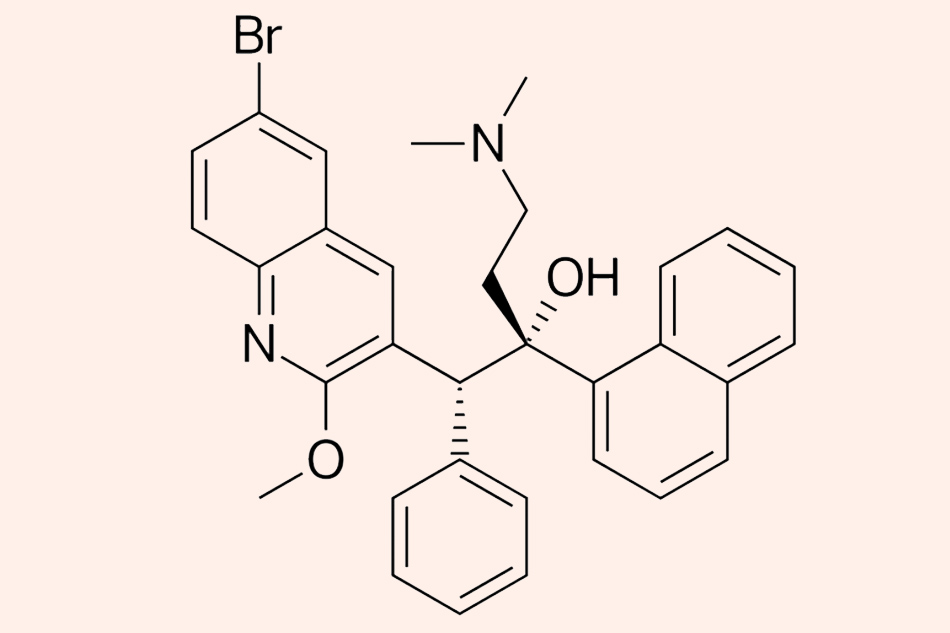 Cấu trúc hóa học của Bedaquiline