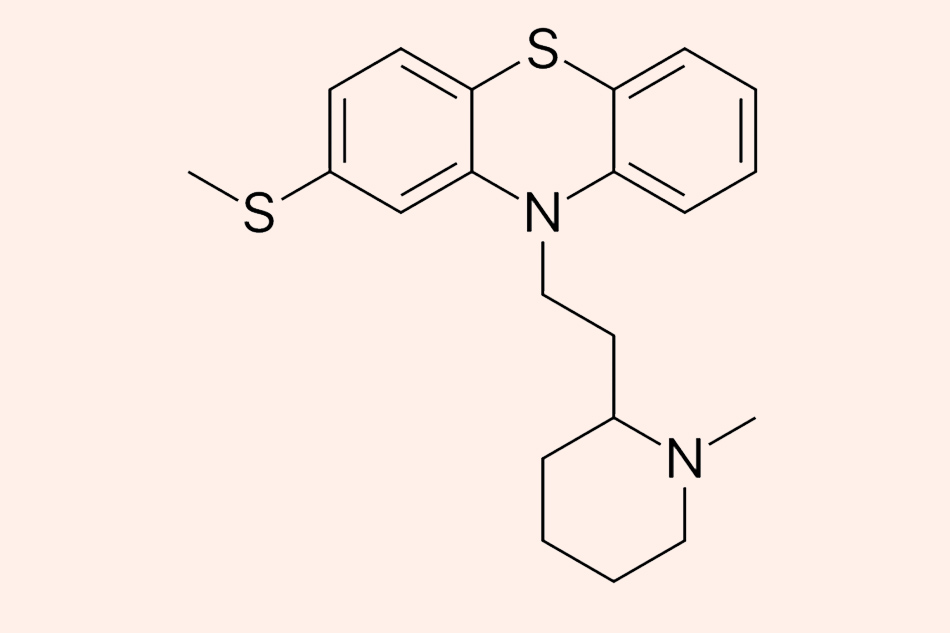 Cấu trúc hóa học của Thioridazine